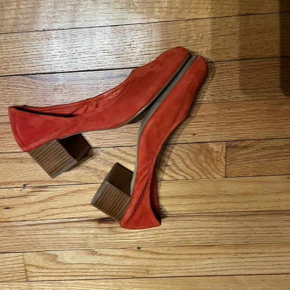 ✅Caslon Suede Pumps Chunky Business Casual Party colorful bright coastal comfy - Picture 6 of 7